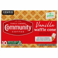 Community Coffee® Vanilla Waffle Cone Medium Roast K-Cup Coffee Pods Perspective: Main
