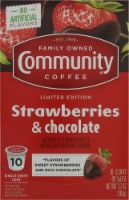 Community Coffee® Strawberries & Chocolate K-Cup Coffee Pods Perspective: Main