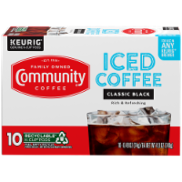 Community® Coffee Classic Black Iced Coffee Keurig K-Cup Perspective: Main