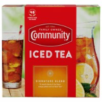 Community Coffee® Porch Breeze Signature Iced Tea Bags Perspective: Main