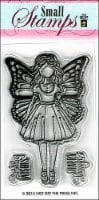 Hot Off the Press Small Stamps Girl with Wings Stamp - 3 Piece Perspective: Main