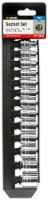 Pro-Grade Metric Socket Set with Rail - 3/8-Inch Drive Perspective: Main