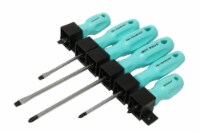 Her Hardware™ Chrome Screwdriver Set - Blue Perspective: Main