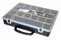 Project Partners Plastic Storage Box - Clear/Black