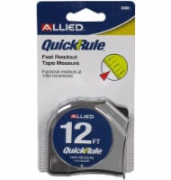 Allied Quick Rule Tape Measure - Silver/Yellow