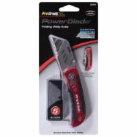 Pro-Grade PowerBlade Folding Utility Knife - Red / Black Perspective: Main