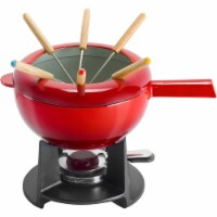 Staub 1400423 Mini Chocolate Fondue Set, 10 cm, Matt Black