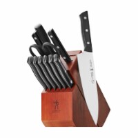 HENCKELS Dynamic 12-pc Knife Block Set - Acacia Perspective: Main
