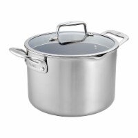 ZWILLING Clad CFX 8-qt Stainless Steel Ceramic Nonstick Stock Pot