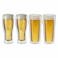ZWILLING Sorrento 4-pc Double-Wall Pint & Pilsner Glass Set