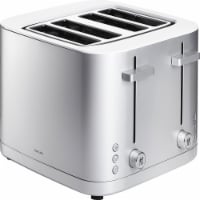 ZWILLING Enfinigy 4-Slice Toaster, Extra Wide 1.5  Slots for Bagels and Toast, Silver