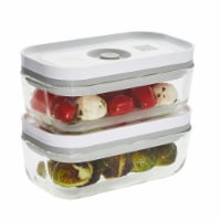 ZWILLING Fresh & Save 2-pc Glass Airtight Food Storage Container, Meal Prep Container - Small