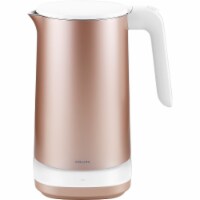 ZWILLING Enfinigy 1.56-qt Cool Touch Stainless Steel Electric Kettle Pro, Tea Kettle, Rose