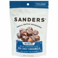 Sanders® Milk Chocolate Sea Salt Caramel Mini Bites Perspective: Main
