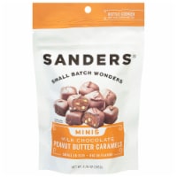 Sanders® Milk Chocolate Crunchy Peanut Butter Caramel Mini Bites Perspective: Main