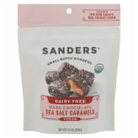 Sanders Dairy Free Dark Chocolate Sea Salt Caramels Perspective: Main