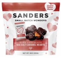 Sanders Dark Chocolate Sea Salt Caramel Hearts Valentine Candy Perspective: Main