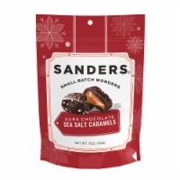 Sanders® Dark Chocolate Sea Salt Caramels Holiday Candy