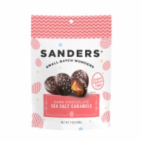 Sanders® Dark Chocolate Sea Salt Caramels Perspective: Main
