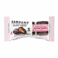 Sanders® Fair Trade Dairy Free Dark Chocolate Sea Salt Carmels 3 Pack Perspective: Main