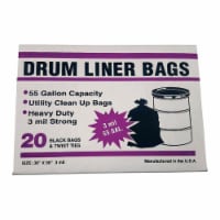 Primrose Plastics 6792626 55 gal Drum Liner Twist Ties - Pack of 20