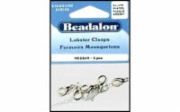 Beadalon Clasp Lobster 15.3mm Medium Silver 5pc