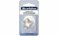 Beadalon Clasp Lobster 12mm Two Ring Silver 4pc