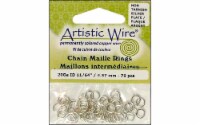 Art Wire Chain Maille Jump Rng 20ga 11/64  Slv70pc