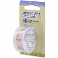 Artistic Wire 24 Gauge 10yd-Rose Gold
