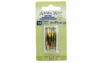 Artistic Wire Multicolor 18Ga Brn/Grn/Gold 2yd