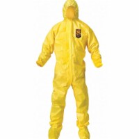 Kleenguard Hooded Coverall w/Boots,Yellow,3XL,PK12 00686