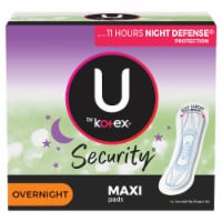 U by Kotex Security Heavy Absorbency Feminine Pad Maxi / Overnight 01404 112 per Case