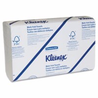 Kleenex Multi-Fold Paper Towels Convenience 9 1/5x9 2/5 White 150/Pk 8 Packs/Carton 02046