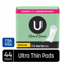 U by Kotex Clean & Secure Ultra Thin Regular Absorbency Pads