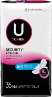 U by Kotex Security Ultra Thin Regular Unscented Pads with Wings Perspective: Main