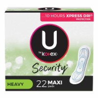 U by Kotex Feminine Pad Maxi 03906 176 per Case