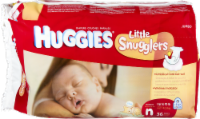 Huggies Little Snugglers Baby Diapers, Newborn (<10 lbs) Perspective: Main