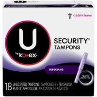 U by Kotex Security Super Plus Tampons Perspective: Main