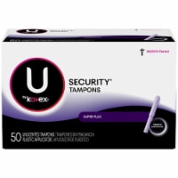 U by Kotex Security Super Plus Unscented Tampons Perspective: Main