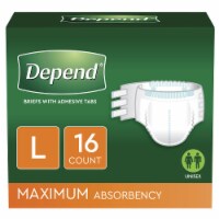 Depend® DIAPERS,DPND,LG,MAX,3PK/C 35458
