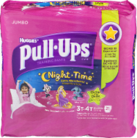 Pull-Ups Night-Time Girls' Potty Training Pants, 3T-4T (32-40 lbs) Perspective: Main