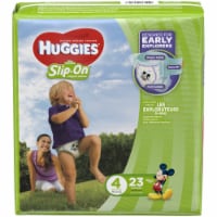 Huggies Little Movers Slip-On Baby Diapers, Size 4 (22-37 lbs) Perspective: Main