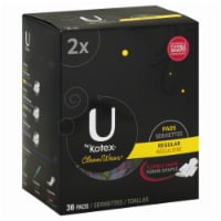 U by Kotex Clean Wear Regular Pads Perspective: Main