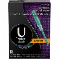 U by Kotex Sleek Super Plus Unscented Tampons Perspective: Main