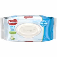 Huggies One & Done Refreshing Cucumber & Green Tea Scent Baby Wipes Flip-Top Packs Perspective: Main