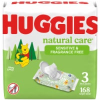 Huggies Natural Care Unscented Sensitive Baby Wipes