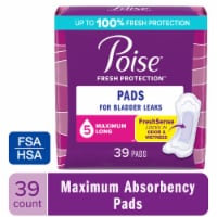 Always Discreet Heavy Long Size 5 Incontinence and Postpartum Pads, 39 ct -  Fred Meyer