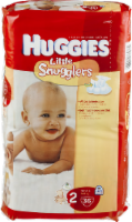 Huggies Little Snugglers Baby Diapers, Size 2 (12-18 lbs) Perspective: Main