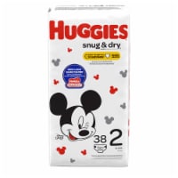 Huggies Snug & Dry Baby Diapers, Size 2 (12-18 lbs) Perspective: Main