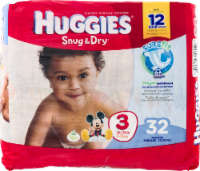 Huggies Snug & Dry Baby Diapers, Size 3 (16-28 lbs) Perspective: Main
